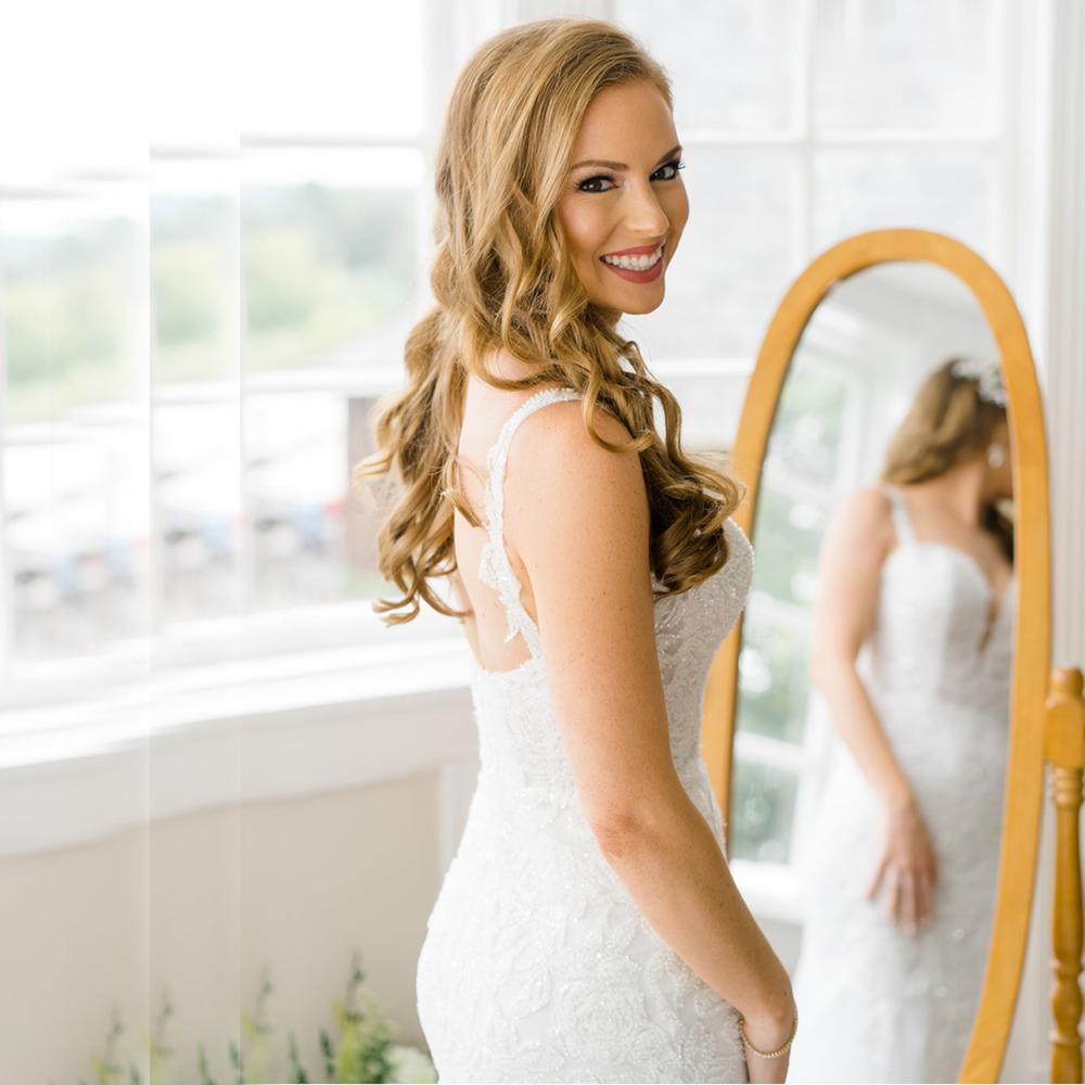 Calla Blanche Farrah Mermaid Beaded Wedding Dress Size 8 - Picture 6 of 9